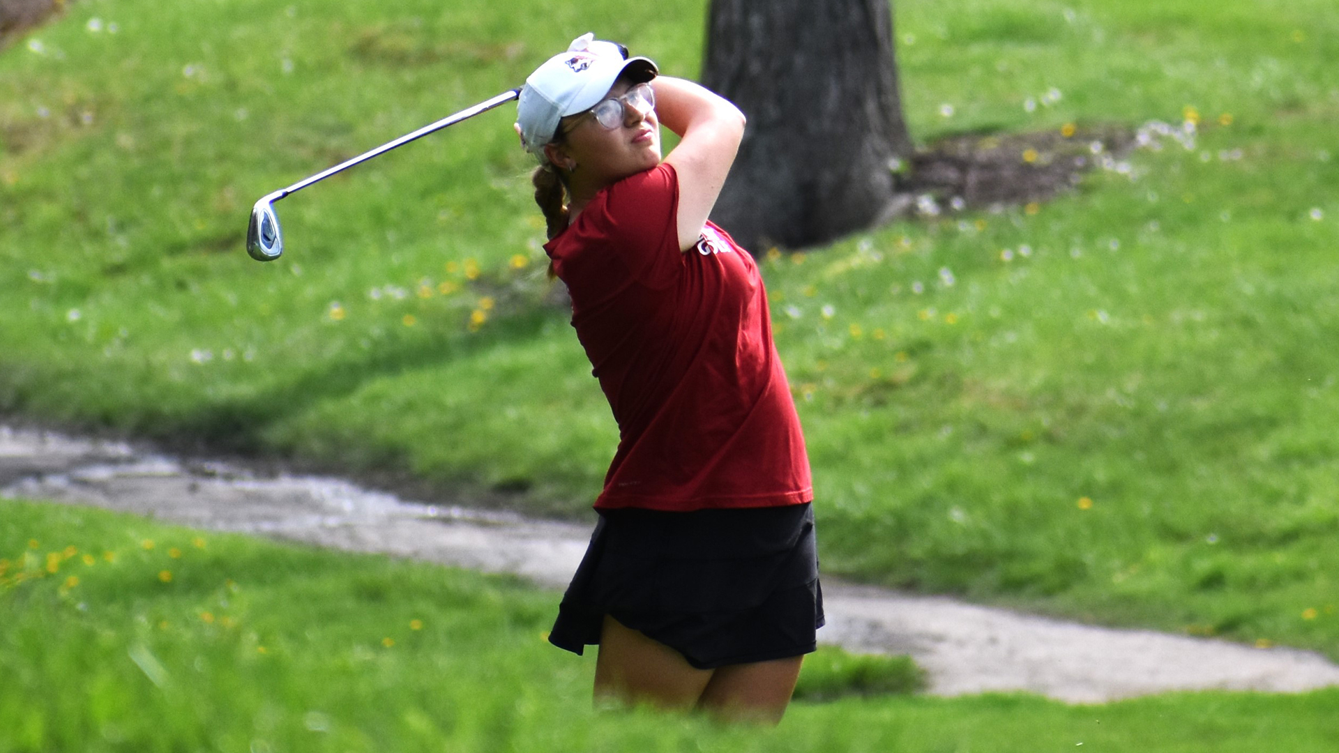 Liv Sanders led IU East in the opening round of the NAIA Women's Golf National Championship on Tuesday.