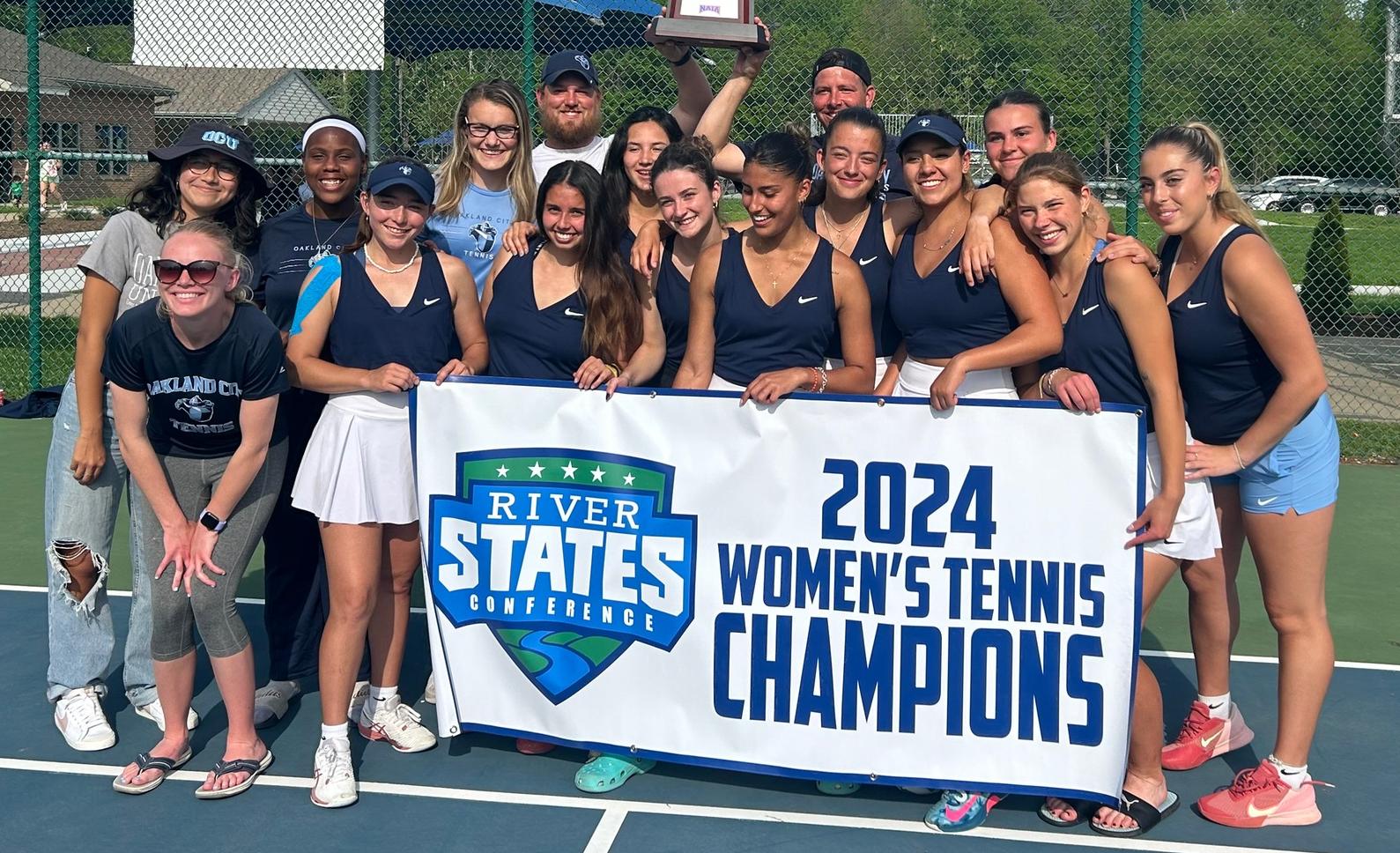 Oakland City Women's Tennis Repeats as River States Champions